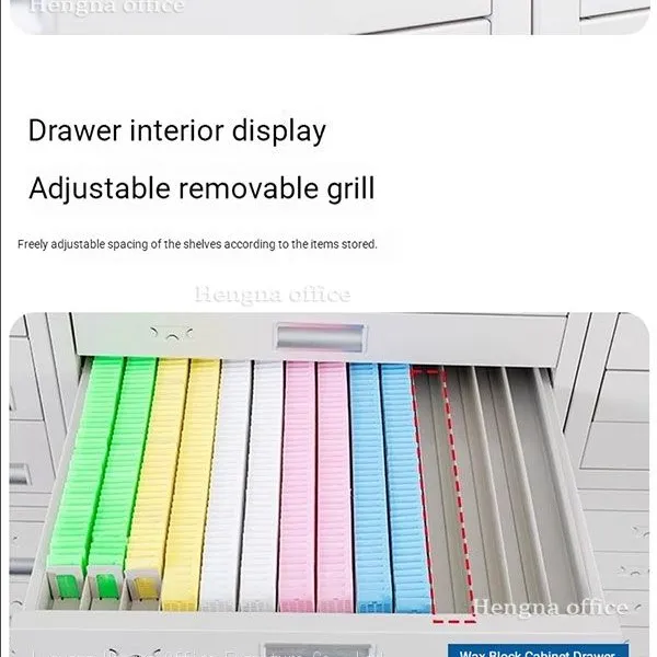 Heavy Duty Tissue Embedding Cassette Cabinet | 7mm Cassette Storage Cabinet With Anti-Rust Base | For Hospital Archive Room