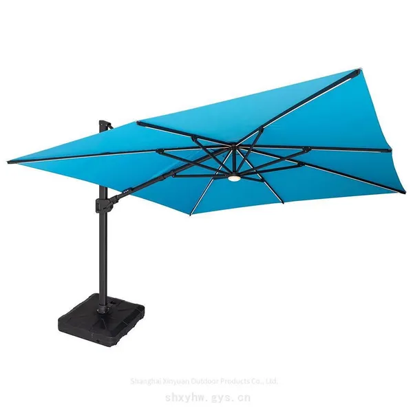 Modern Hotel Outdoor Garden Patio Umbrella, Outdoor Cantilever Luxury Garden Umbrella, Patio Sunshade photo-5