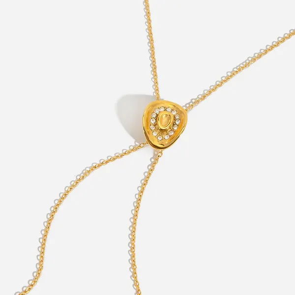 CNC Precision Cut Stainless Steel Necklace With Titanium Nitride Barrier - Scratch Resistant photo-4