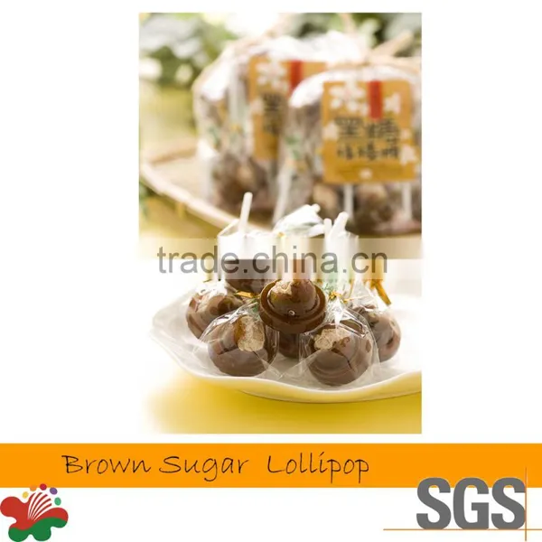 Unique Quality Candy With Plum Brown Sugar Lollipop