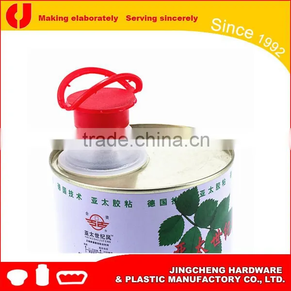 42mm Plastic PE Screw Pull up Cover/plastic Cap for Tinplate Can photo-2