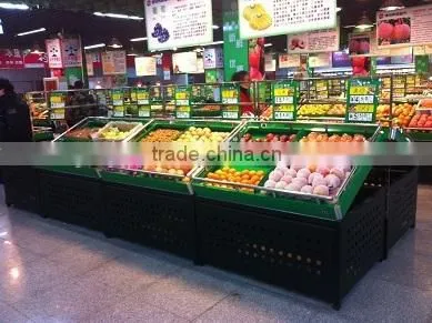 APEX Supermarket Vegetable and Fruit Display Shelves