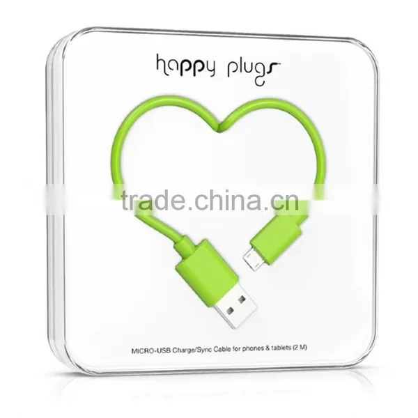 Happy Plug Design Micro USB Data Chargeer Male for Samsung photo-3