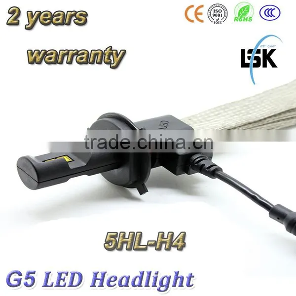 G5 LED Headlight 20w hi / lo Beam Hot Sale Led h4 Lights Bulb 6000lm photo-4