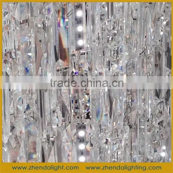 Eyeball-catching Gorgeous Pillar Project Lighting &High Quality Crystal Pendant Light photo-4