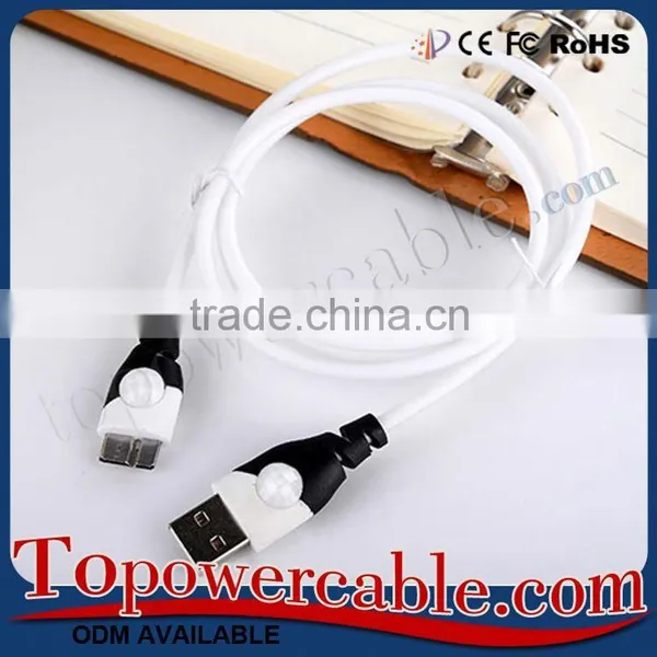 Candy Colored High Quality Fast Charging and Data Syncing Note 3 USB3.0 Cable photo-2