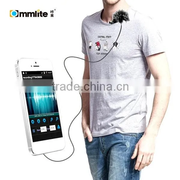 Commlite CoMica Lavalier Microphone CVM-V01SP Clip-on Omni-directional Condenser Mic for Smartphones Quality Choice photo-2