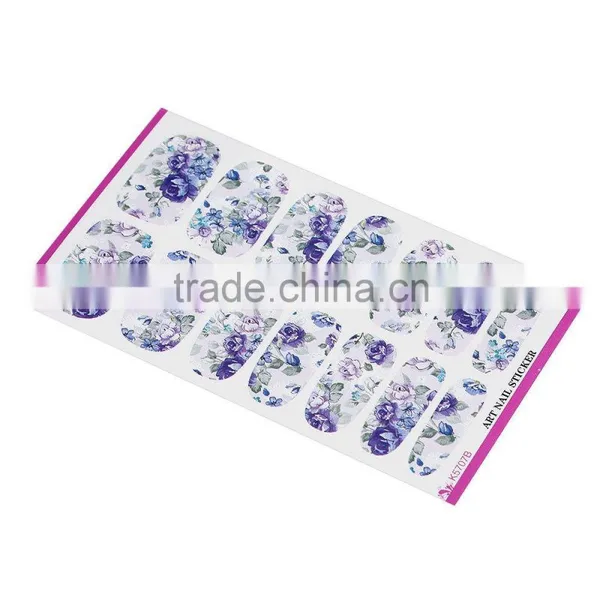 K5633 K5653 K5711B K5721B K5708B Nail Sticker Manicure Decor Decal Tools Rose Floral Butterfly Galaxy Patterns Water Transfers S photo-6