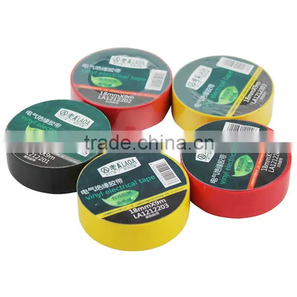 LAOA Colorful Insulate Electrician Tape 18mm*9m Electrical Adhesive Tape photo-4