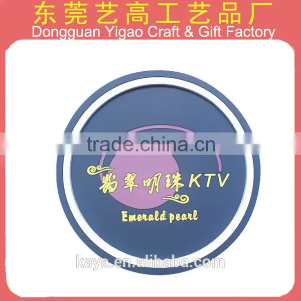Personalize PVC Club Beer Cup Coaster for Home Decoration photo-2