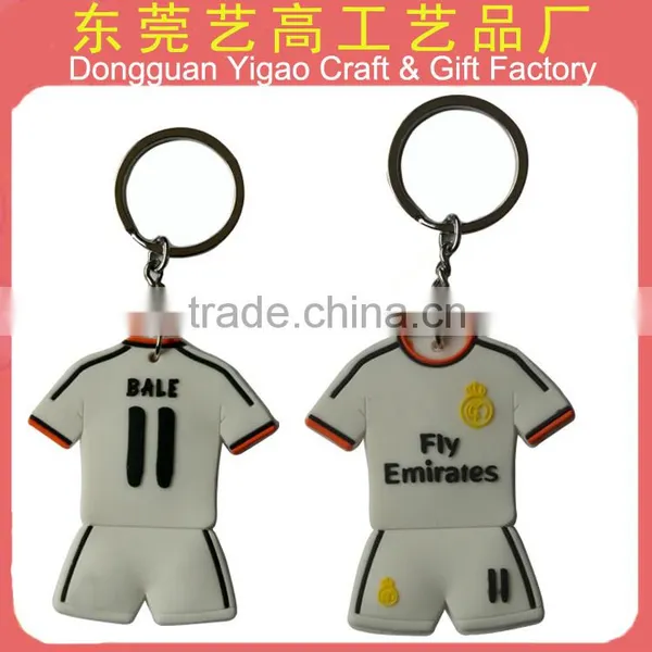 Factory Customized Embossed Soft Pvc t Shirt Keychain photo-6