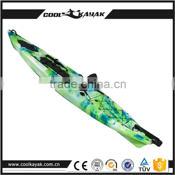 China New Plastic Fishing Kayak With Rudder photo-4