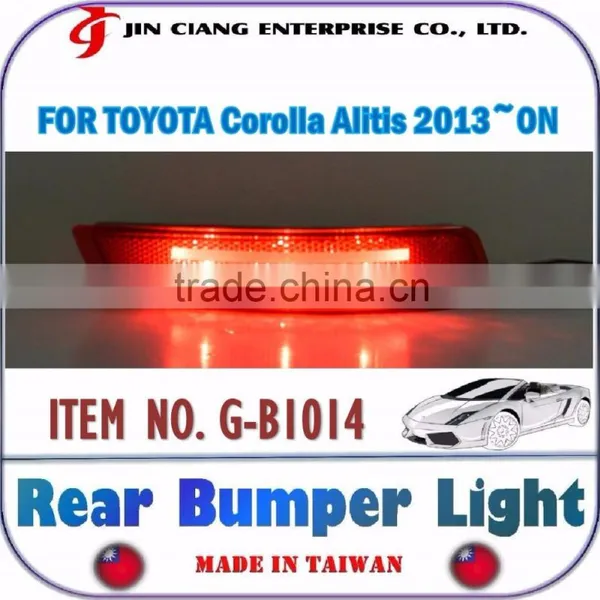 BODY KIT LED RED Brake Rear Bumper LIGHT For TOYOTA Corolla ALTIS