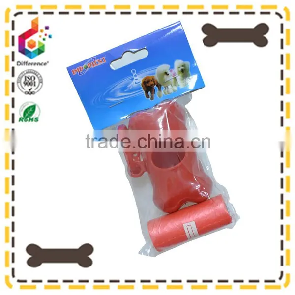 Red Recyclable Dog Waste Bag Dispenser and Disposable Refills photo-3