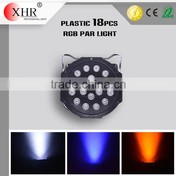 LED 18 1W RGB PAR DMX512 DJ Par LED Light Stage Lighting Party Club Bar