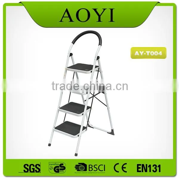 Black and Useful Household 4 Steps Safety Step Ladders With Handrail, 4 Steps Steel Ladders AY-T003 photo-2