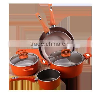 Non Stick Forging Fry Pan & Pot Set Risoto Elmich S-03 Cookware