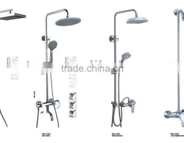 Led Shower Heads Set Shower Mixer Waterfall Shower Shampoing Corner Bath Shower Sets Cixi Ningbo Bath Shower Sets photo-2