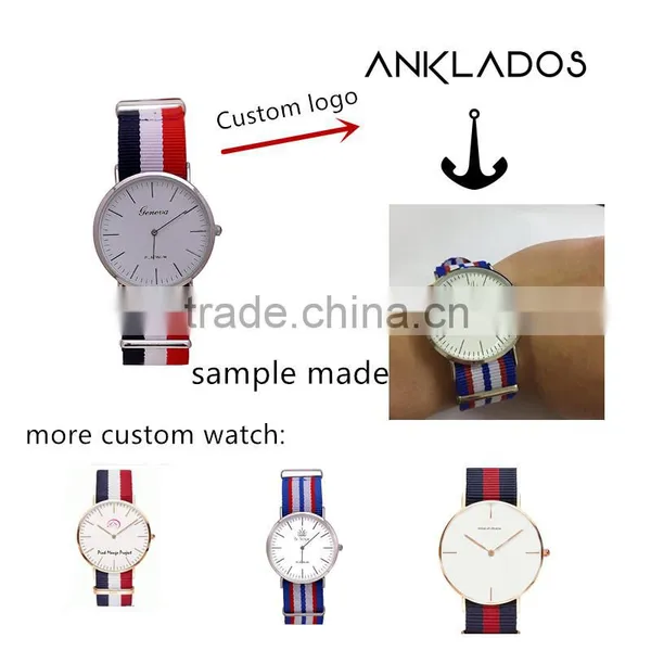 OEM ODM Order Leather Strap Customized Company Logo Fashion Man Wrist Watch Custom photo-5