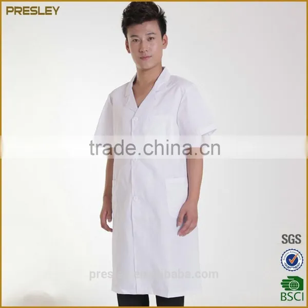 Cheap Price Doctor Uniforms or Lab Caot in 100% Cotton Comfortable Dirtproof photo-3