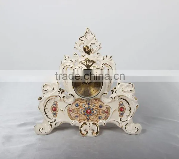 Porcelain Decorative Classic Luxury Desk Clock photo-5
