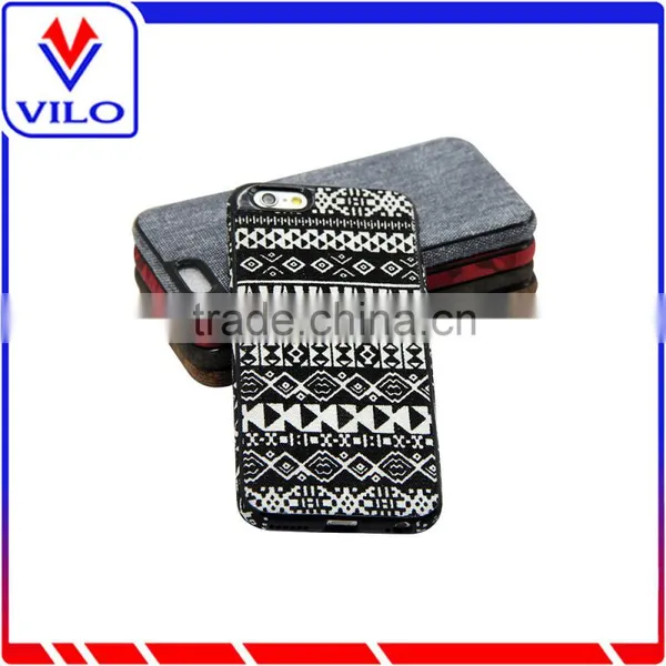 Fashionable Canvas Leather TPU Case photo-2