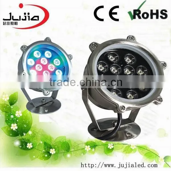 12W LED Pool and Fountains Stainless Steel Housing IP68 Led Underwater Swimming Pool Light