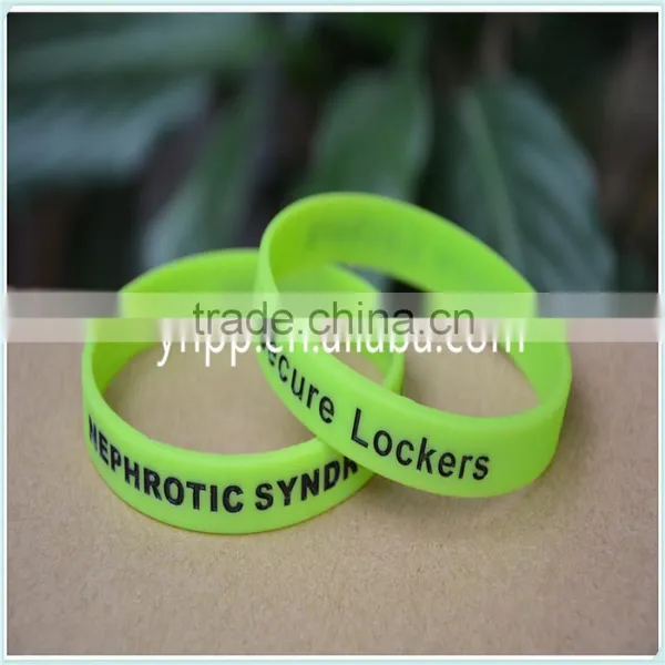 Cheap Custom Silicone Bracelet Debossed Logo Wristband photo-3