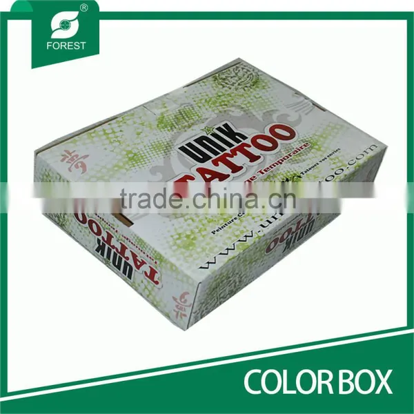 HIGH GRAPHIC FOLDING COLOR BOXES TATTOOS PACKAGING CARTONS photo-6