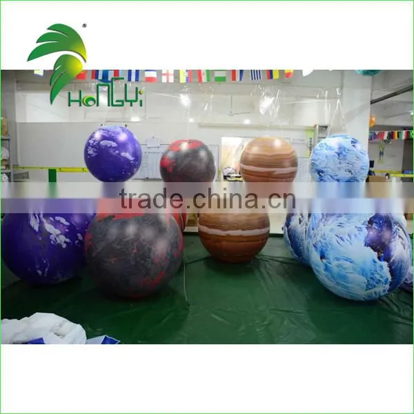 Promotion Colorful Inflatable Led Advertising Planet Balloon / Inflatable Helium Balloon With Light For Sale photo-2