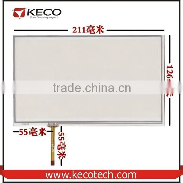 9 9.0 Inch General 4 Wire Resistive 211*126 211mm*126mm HSD090IDW1 Touch Glass Digitizer Screen