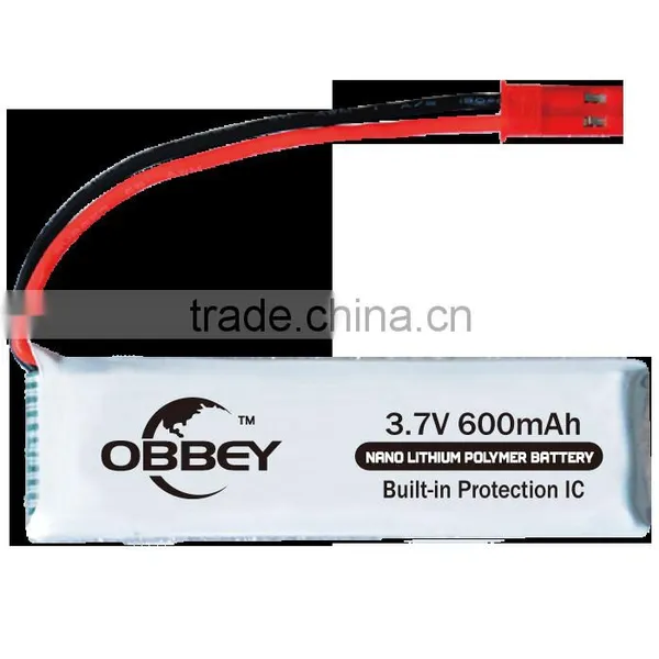 Wholesale 600 Mah Lithium Polymer Battery 3.7v for RC Hobby photo-3
