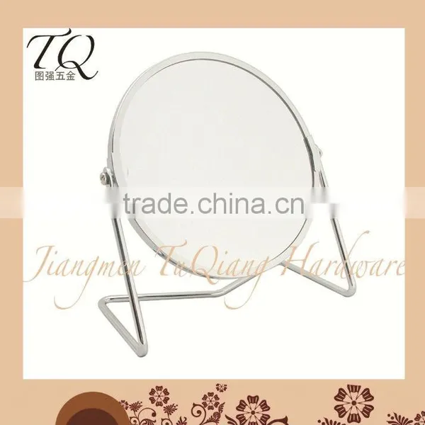 Small Cosmetic Mirror With M Shpe Pedestal