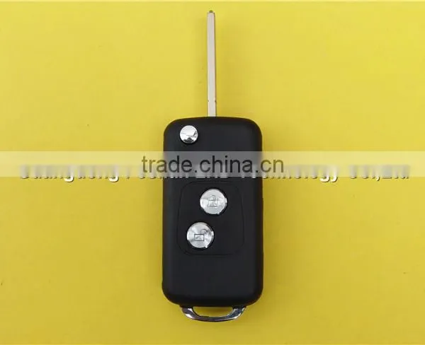 Factory Manufacturer For Remote Key Cover 2 Button Flip Car Key Peugeot 407 Blade Cover photo-2