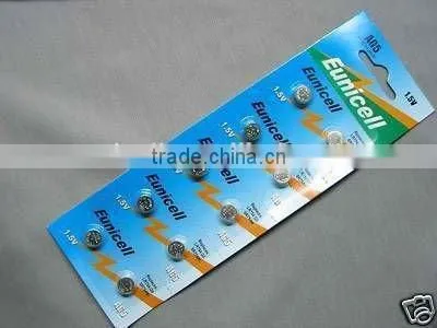 AG5 LR754 1.5V Alkaline Ag5 Coin Cell Watch Battery Eunicell photo-3