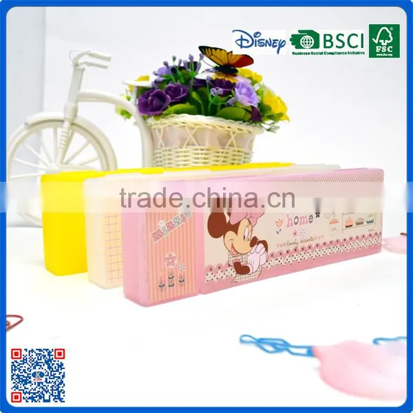 Logo Printed Colorful Plastic Pencil Box for the Exhibition