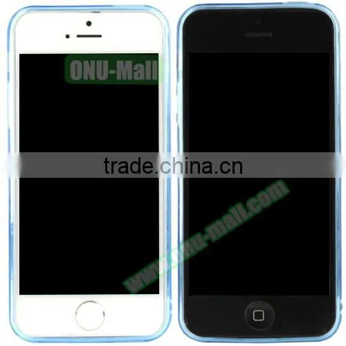 Pure Color Translucent TPU Case for IPhone 5 / 5s, Anti-skidding Back Cover for IPhone SE photo-2