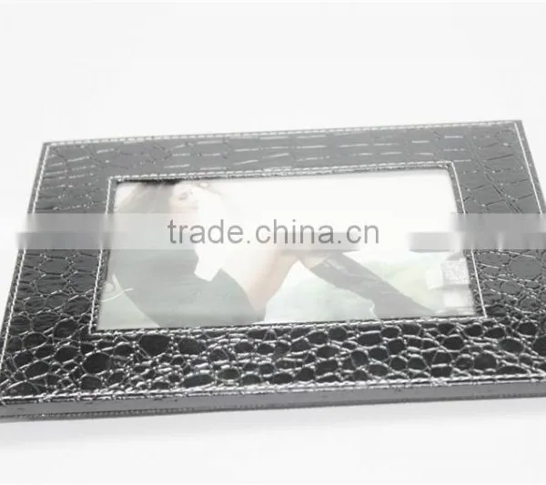 2015 Hot Sell Luxury High Quality Square Leather Picture Photo Frame