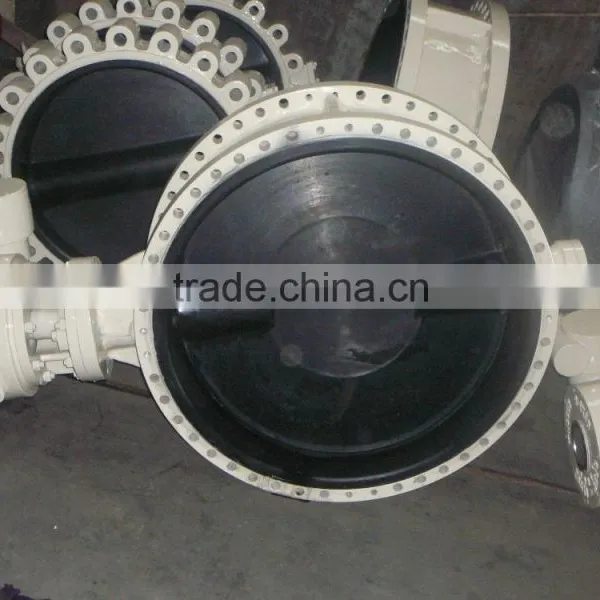 High Temperature Stainless Steel 304 Eccentric Flange Connection Seated Butterfly Valve photo-6