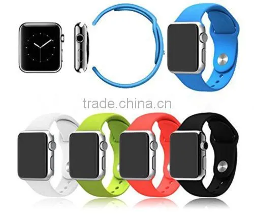 Silicone Material Watchband Ring For Apple Watch, For Apple Brand Watch Soft Ring Watchband