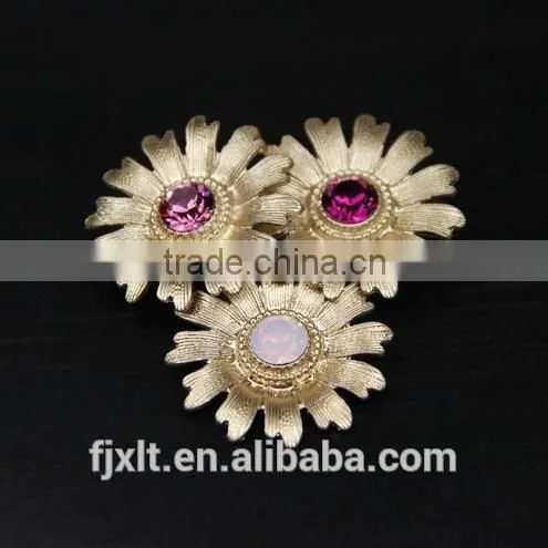 Alloy Flower cc Brooch photo-2