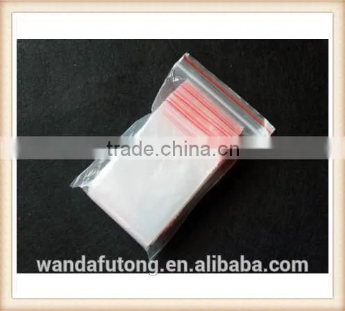 Wholesale Zlb-111 Plastic Clear Grip Seal Resealable Reusable Polyethylene Zip Lock Bags