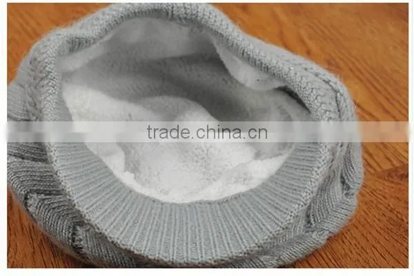Colorful Beanie Cute Striped Hand Knitted Hat photo-3