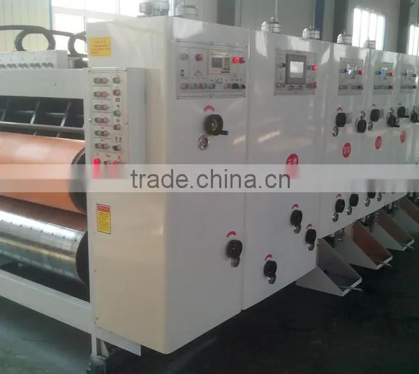 Fully Automatic Carton Box Flexo Printer Slotter and Die Cutter Machine photo-3