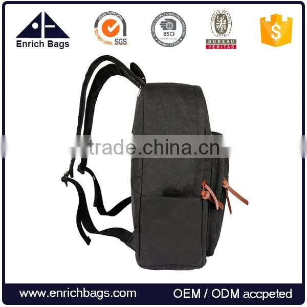 Khaki Canvas Rucksack Backpack New Models Quality Choice photo-5