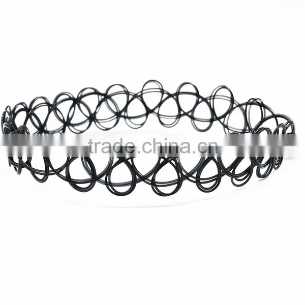 Ebay Seller Latest in Stock Popular Stretch Hot Tattoo Choker Necklace Quality Choice photo-3