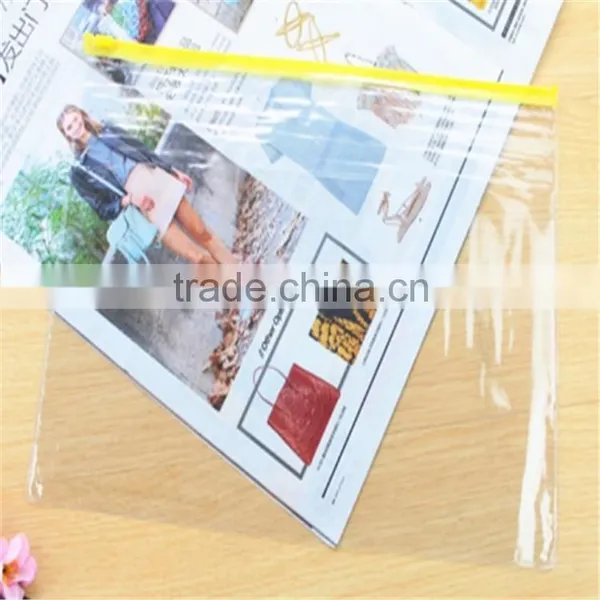 2015 New Products Famous PVC Zipper Document Bag Wholesale In photo-6