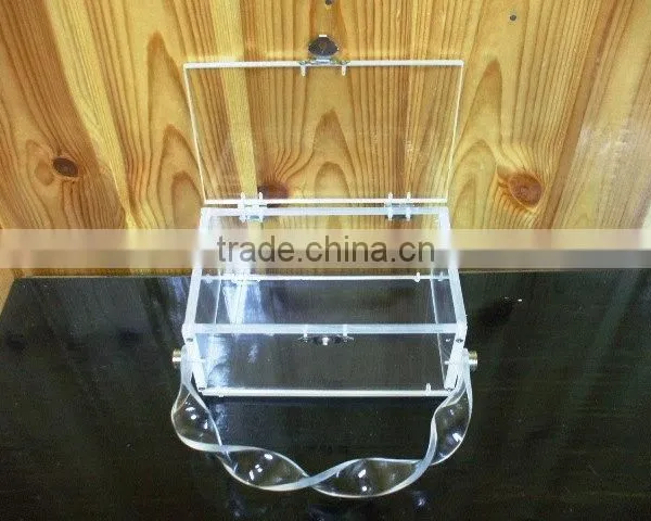 Purse Acrylic Cosmetic Box With Handle