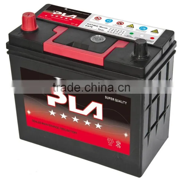 12V Best Quality Starting Automotive Battery 55B24RS 12V 45AH
