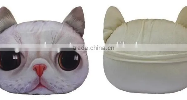 Home Chair Pillow Car Cushion Cover Cat Shape Pillow Cover Cartoon Seat Cushion Cover photo-4